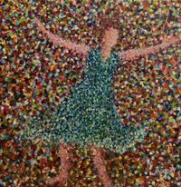 Hello Herbst by jhago, Acryl auf Leinwand 90x110x7, 2024