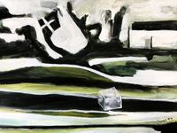 Sonnenaufgang by jhago,70x50, , Acryl auf Leinwand, 2023 