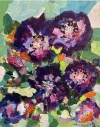 lebendiger Herbst by jhago, 50x60, Acryl auf Leinwand, 2025